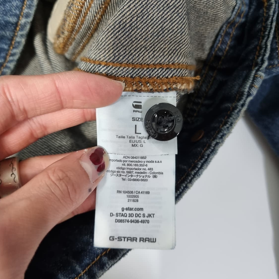 지스타로우 데님자켓 상품이미지6