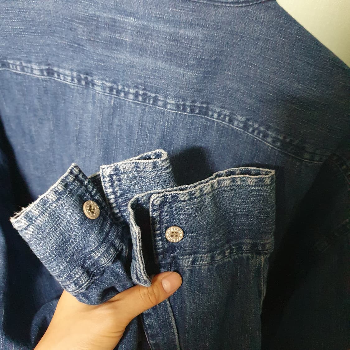 펠레펠레 데님 셔츠 자켓 xl 상품이미지7
