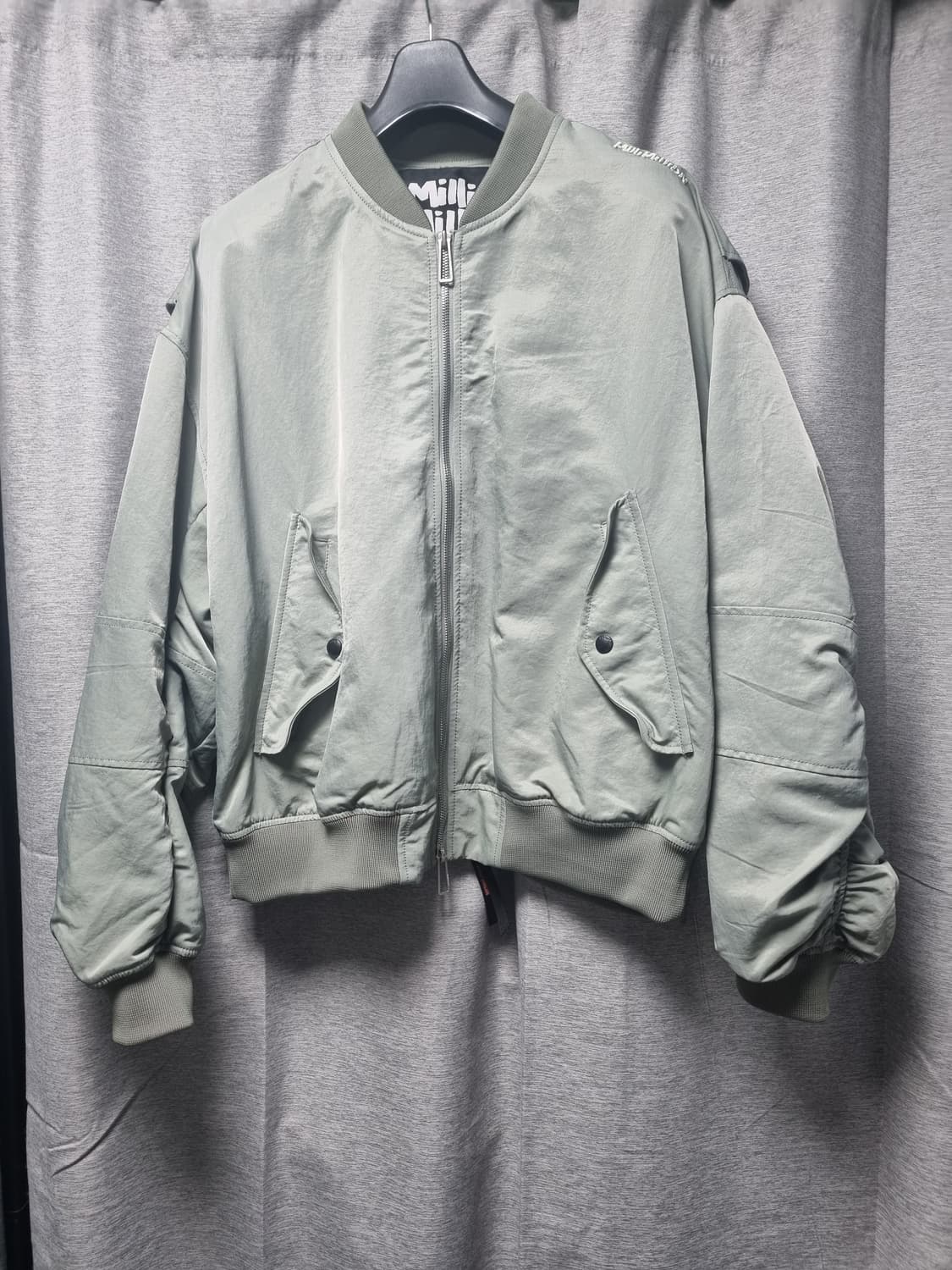 밀리밀리언 MA1 블루종 머드스톤 상품이미지3