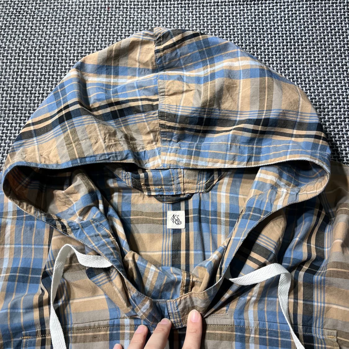 (새상품)KATAIN SUNSHINE 체크후드(110) 상품이미지4