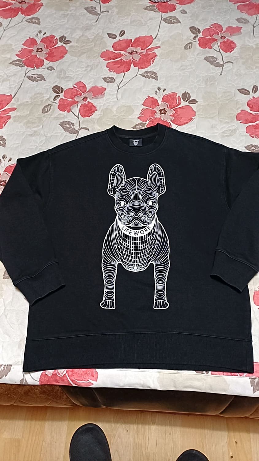 라이프워크 오버핏맨투맨 L 가슴59 기장72 상품이미지1