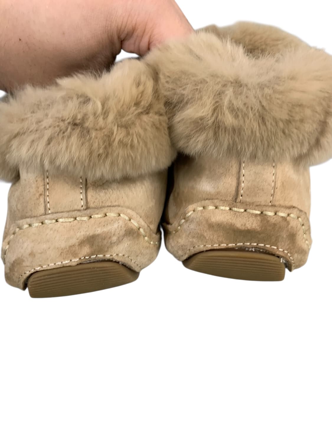 어그 오즈웨어 플러피 태슬 양털 모카신 브라운 250 (Gr-3283)  상품이미지8