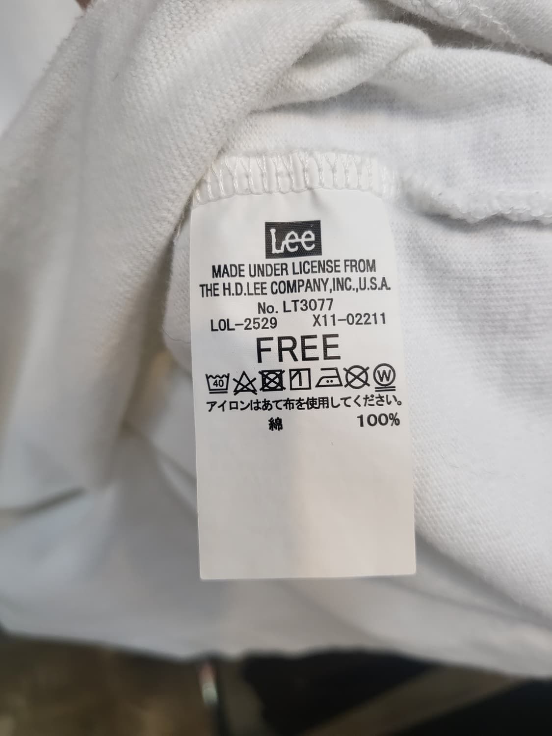 LEE JAPAN 슈퍼사이즈 오버핏 티셔츠 상품이미지4