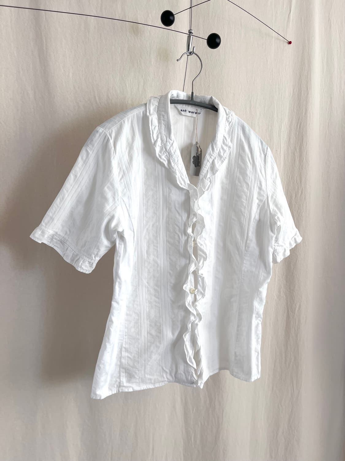 Cozy Ruffle Half Blouse 상품이미지2