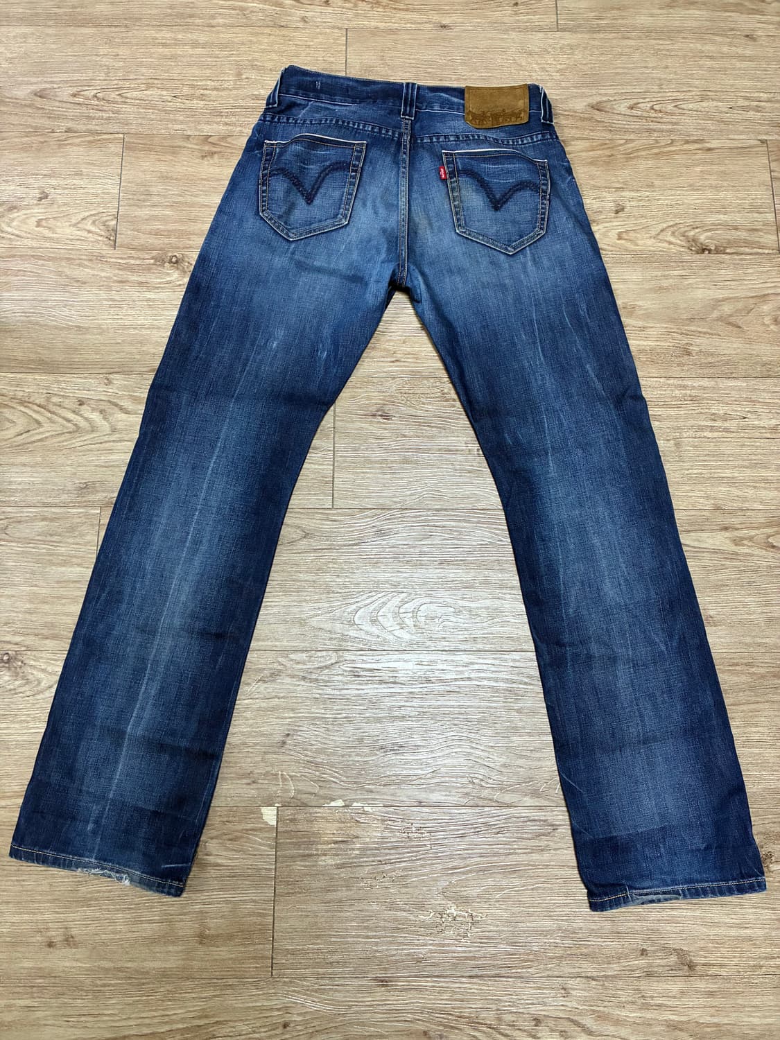 리바이스 프리미엄 셀비지 데님 중청 W32 L34 상품이미지2