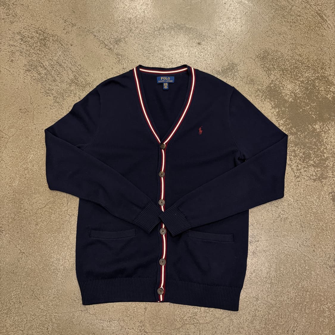 폴로 니트 가디건 상품이미지1