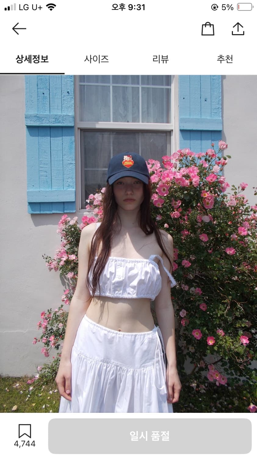 파르벵 테닝키티 볼캡 (FarvenxKitty Ball Cap-Navy) 상품이미지4