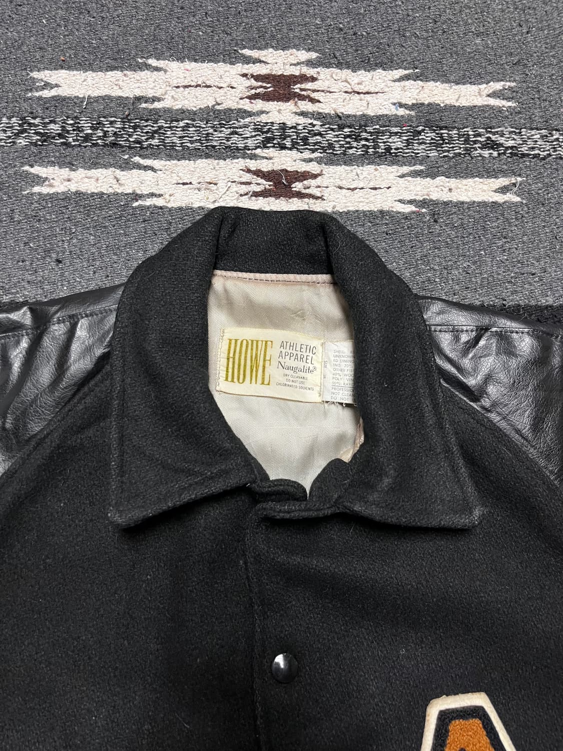 80’s HOWE wool varsity jacket   상품이미지3