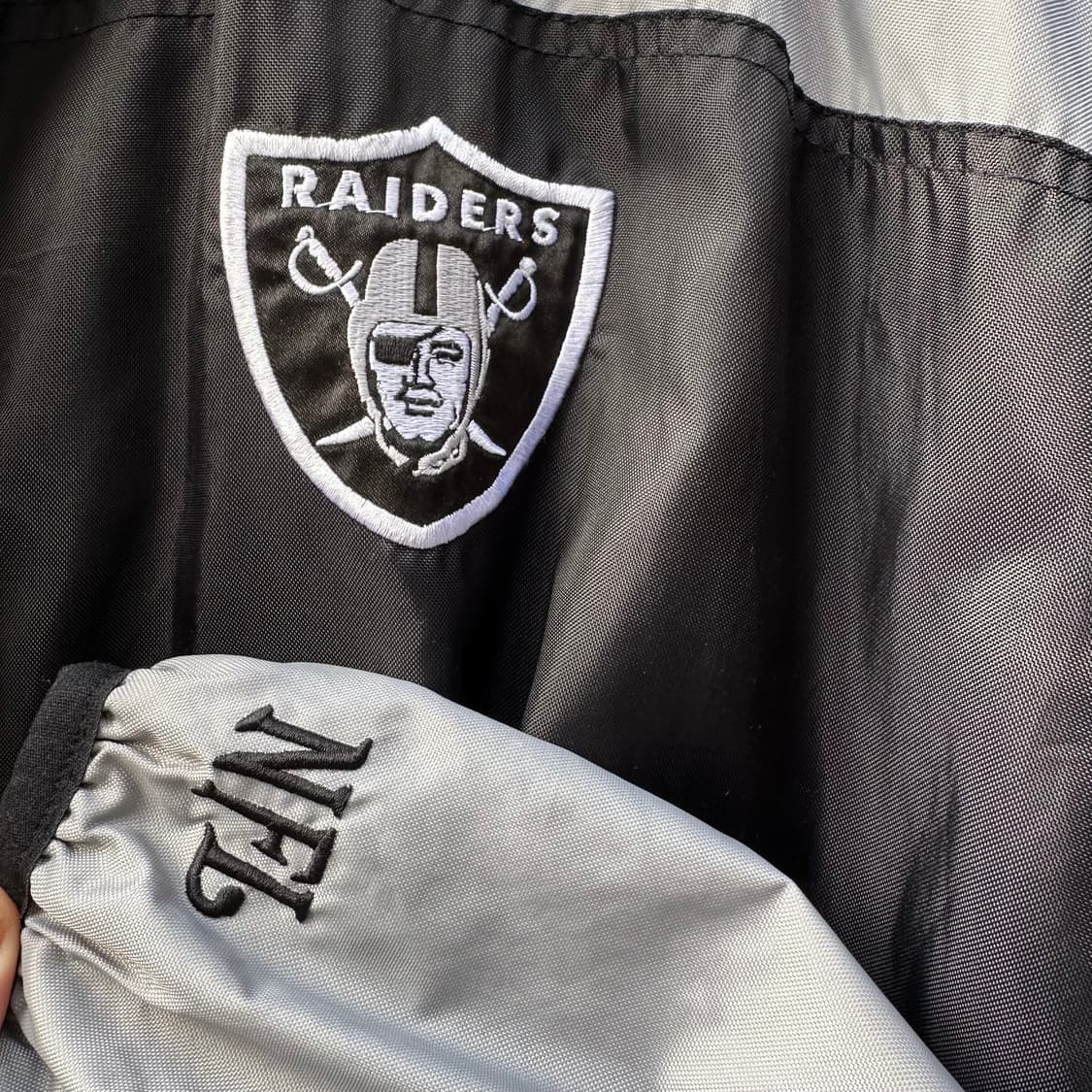 빈티지 00s NFL 로스엔젤레스 레이더스 리버시블 자켓  상품이미지2