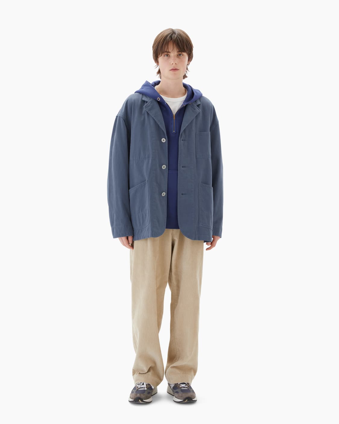 택포) 카키스 크루맨 자켓  상품이미지1