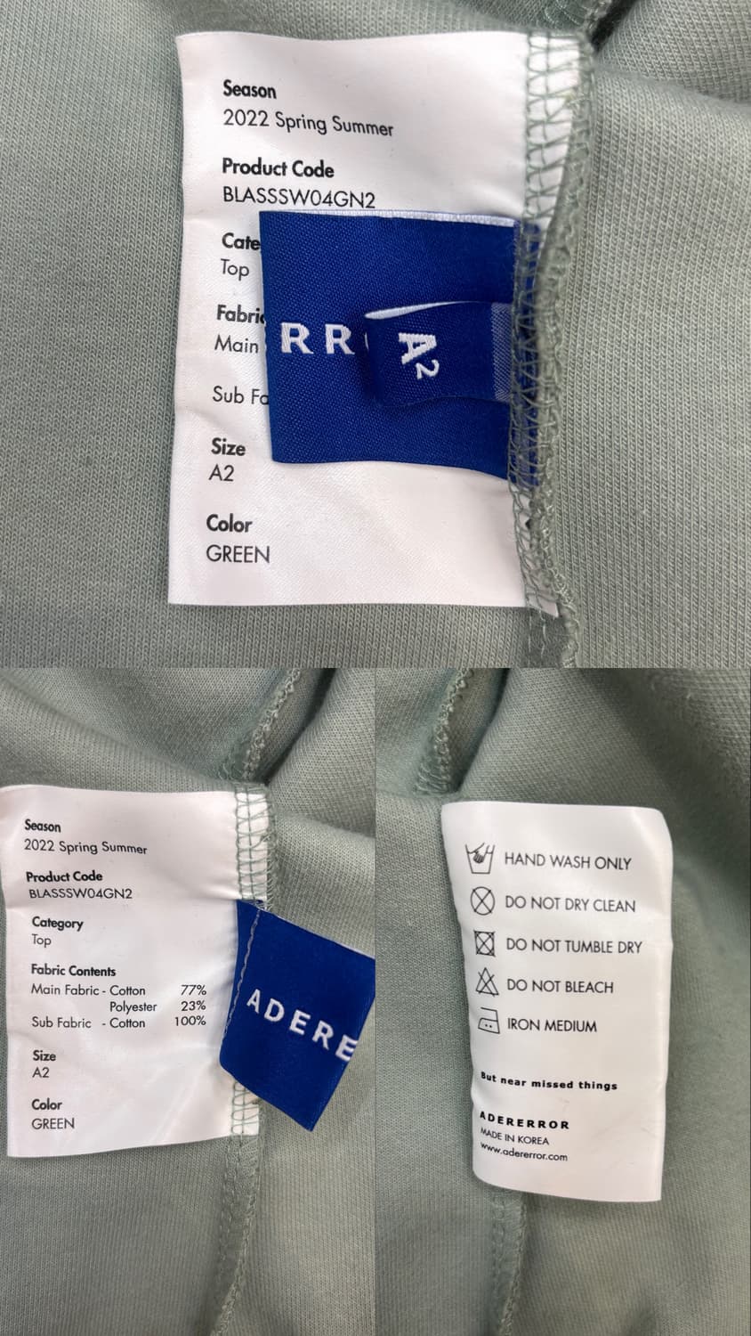 아더에러 트란 맨투맨  상품이미지10