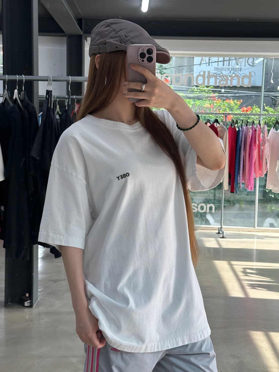 오베이 볼드 아이콘 헤비웨이트 반팔티 상품이미지3