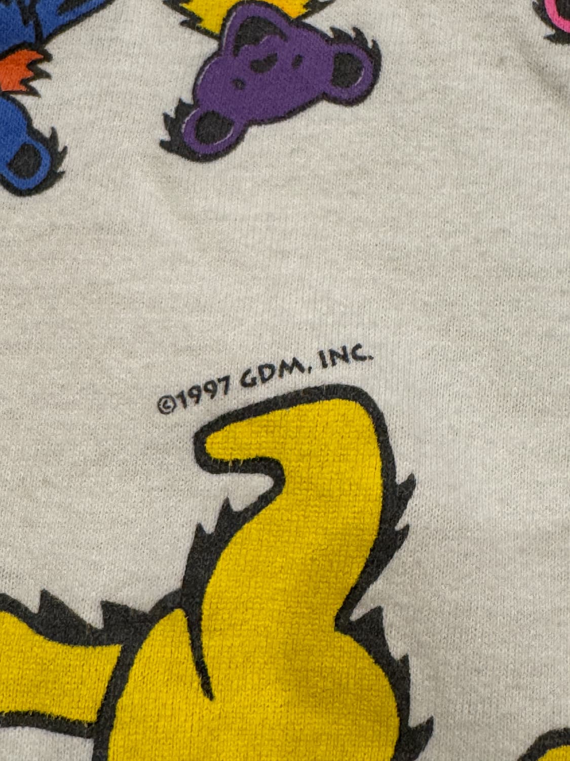 90s 그레이트풀데드 댄싱베어 티셔츠 (S) 상품이미지5