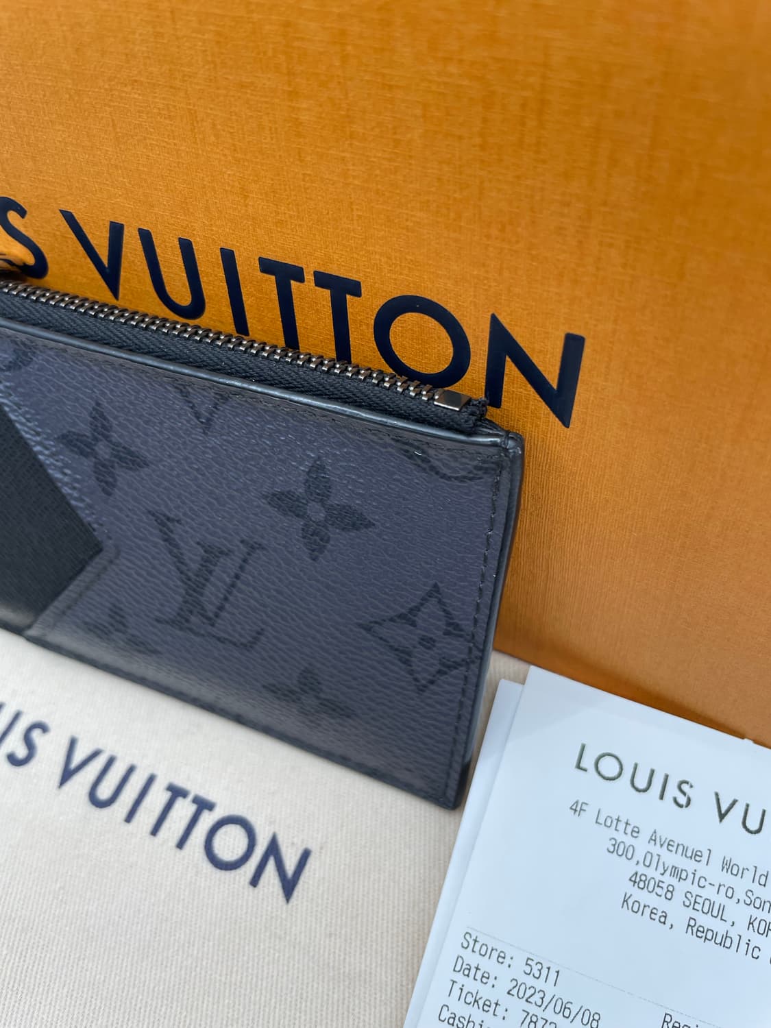 루이비통 코인 카드 홀더 모노그램 이클립스 상품이미지3