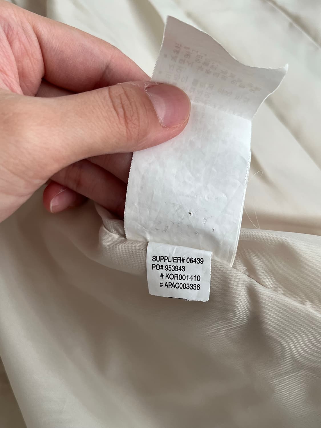 XS) 폴로 진스 여성 덕다운 패딩 점퍼 베이지 상품이미지9