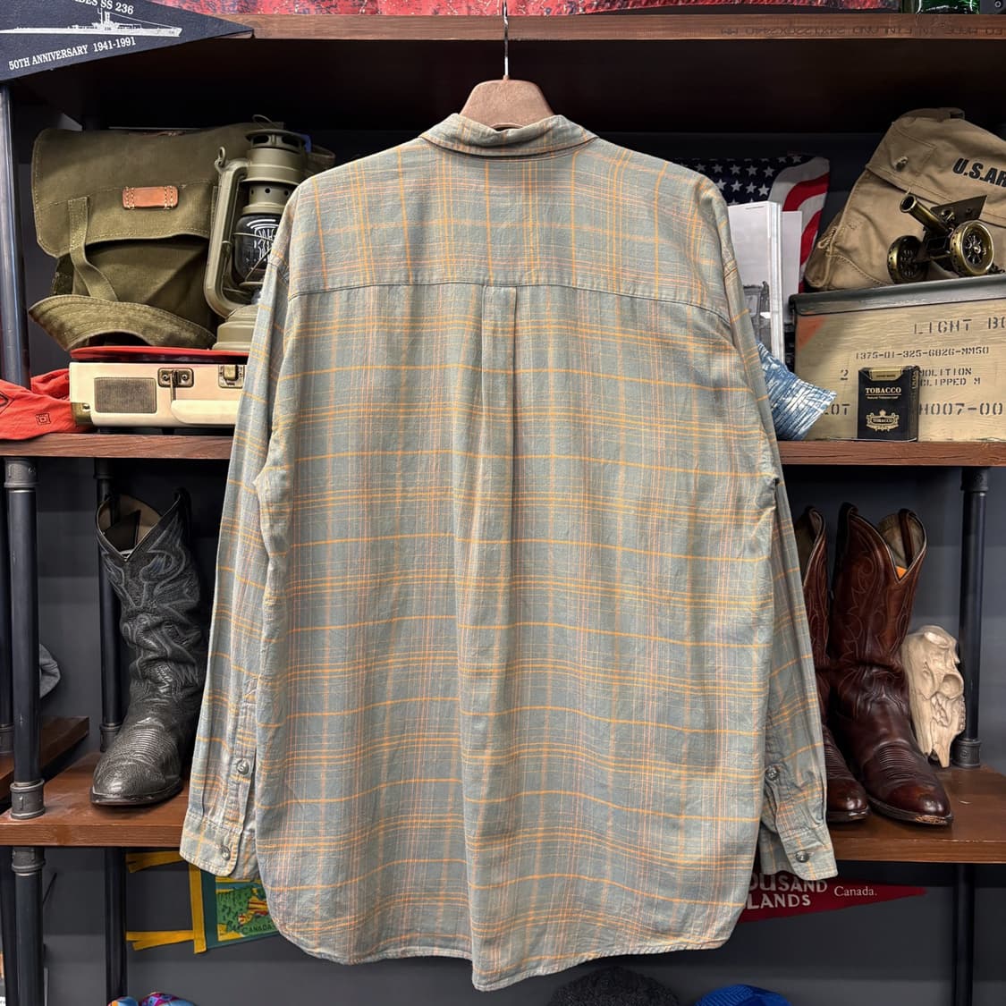 00s 파타고니아 오가닉코튼 멀티플래드 체크 워크셔츠 N196 상품이미지2