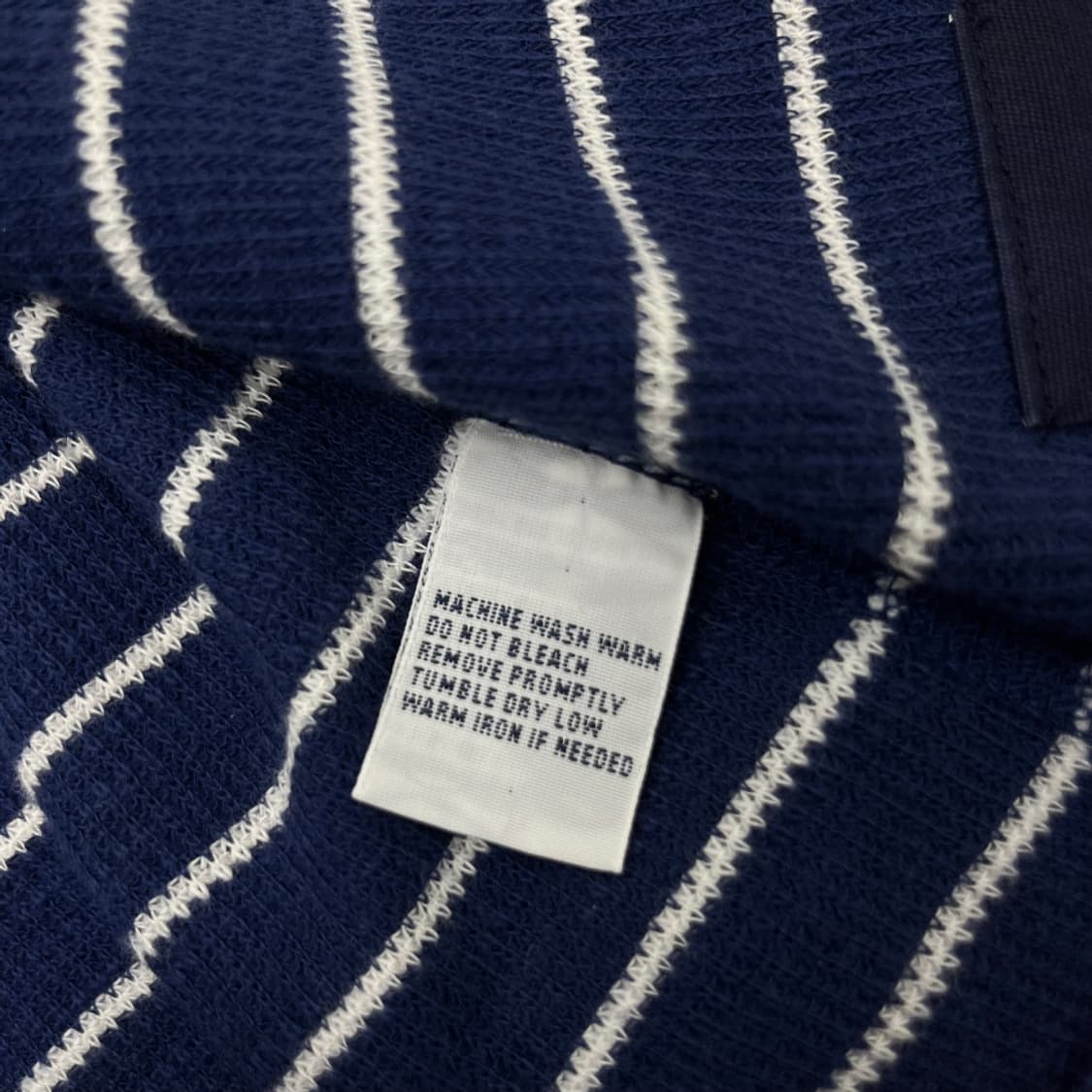 폴로 랄프로렌 화이트 단가라 네이비 니트 후드 L 상품이미지7