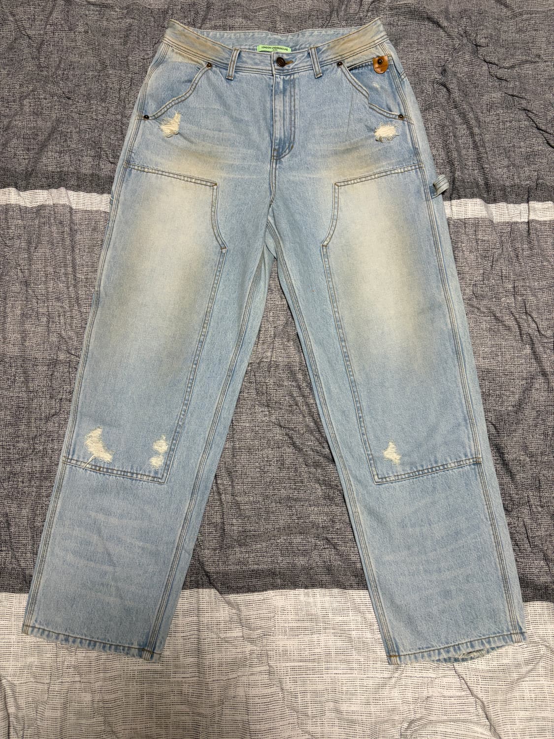 런던언더그라운드 데님팬츠 상품이미지1