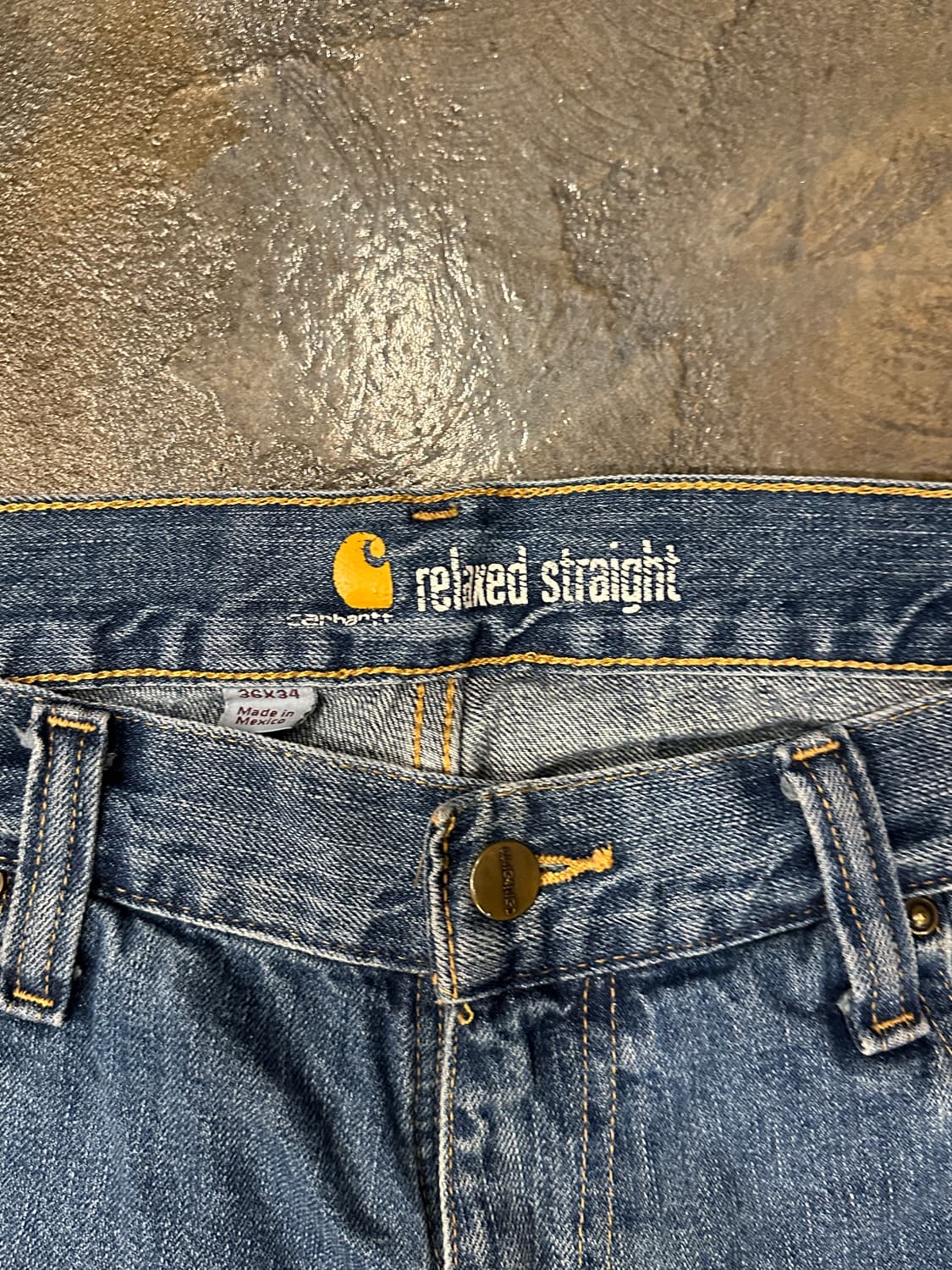 칼하트 릴렉스핏 데님팬츠 36x34 상품이미지3