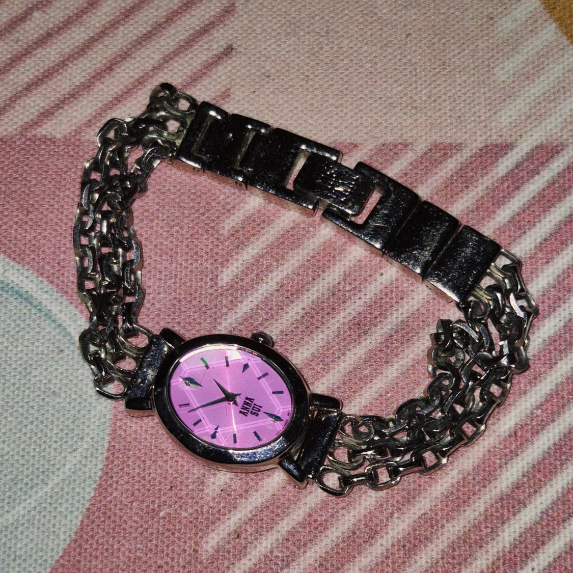 04s 안나수이 크리스탈 오로라 체인 손목 시계 상품이미지9