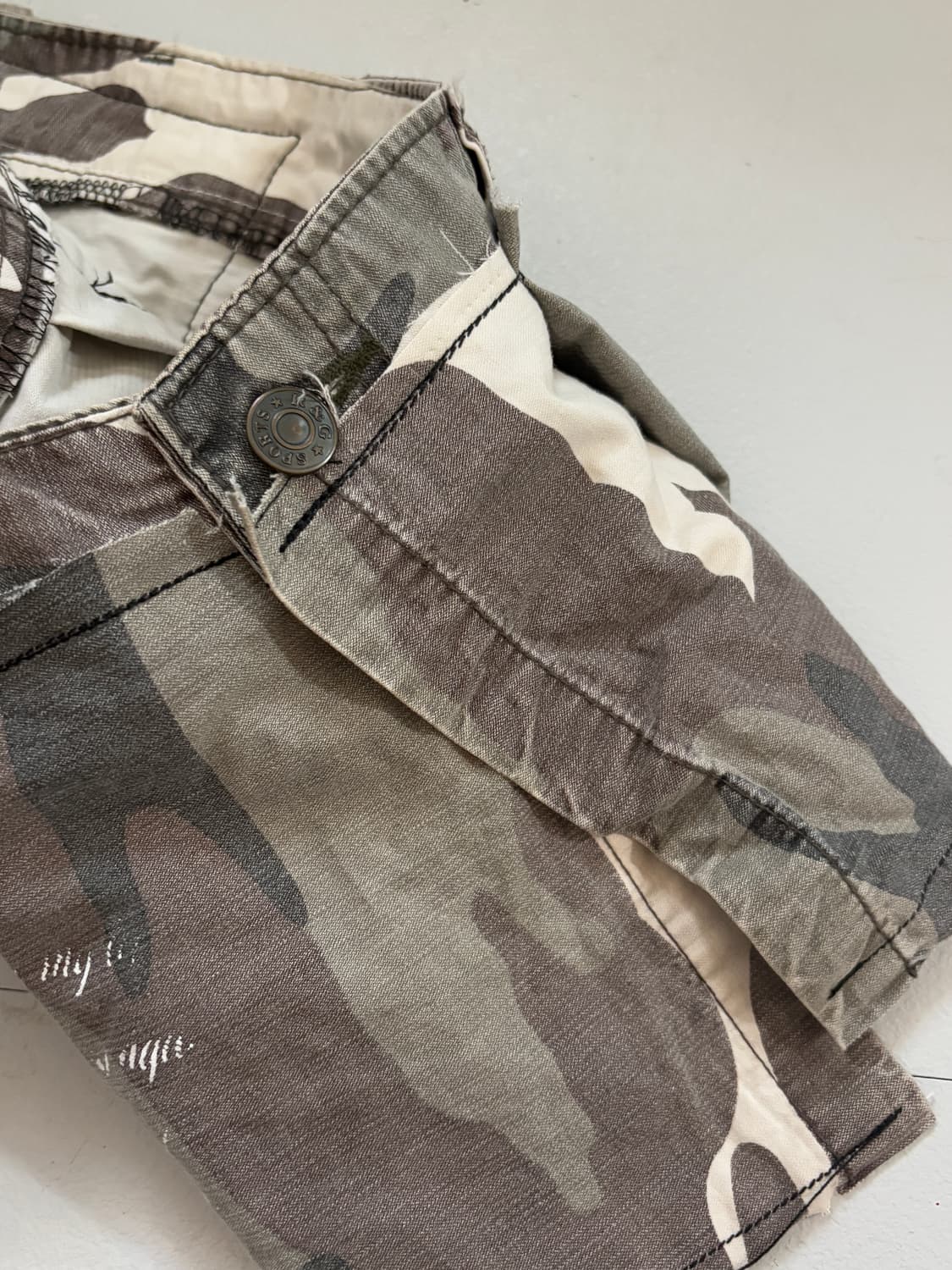 • camouflage pleats cargo skirt 상품이미지5