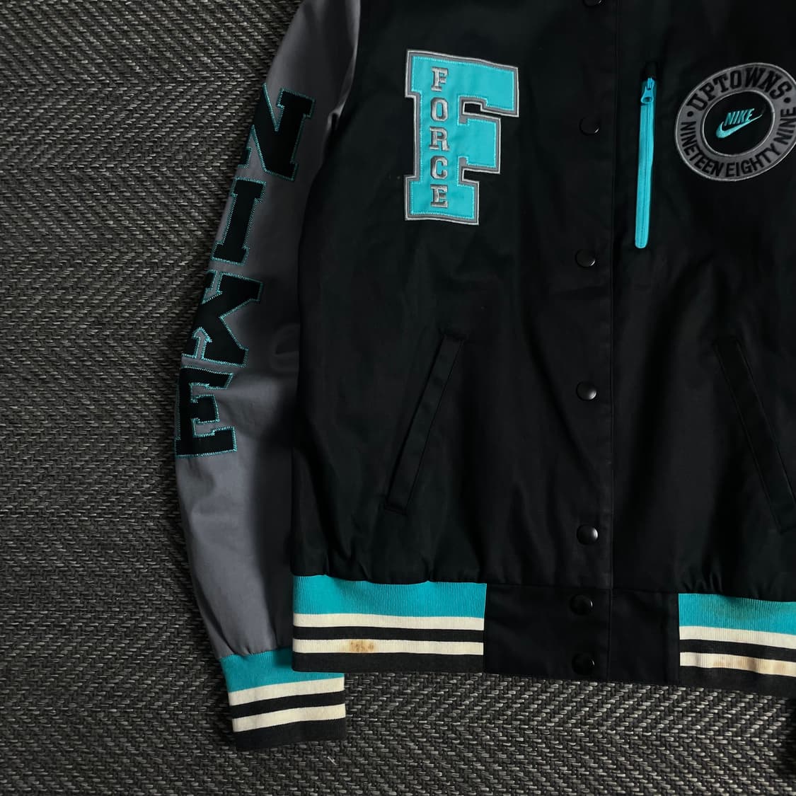 00s 나이키 에어포스 업타운 바시티 자켓o 3613 상품이미지3
