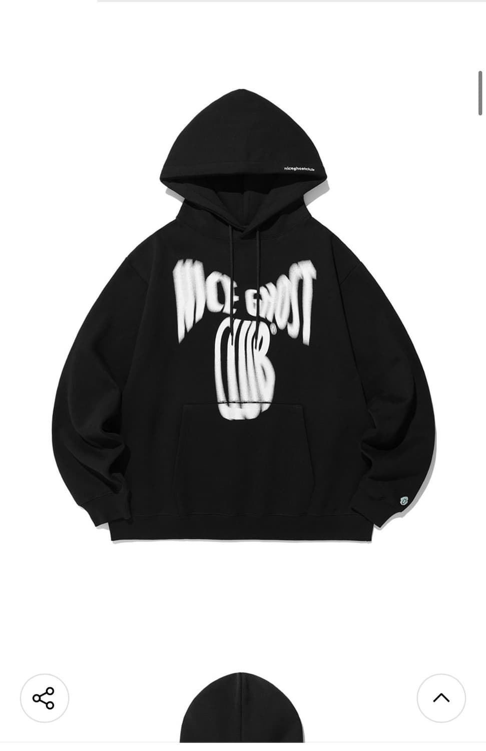 나이스고스트클럽 로고 후드티셔츠M 상품이미지1