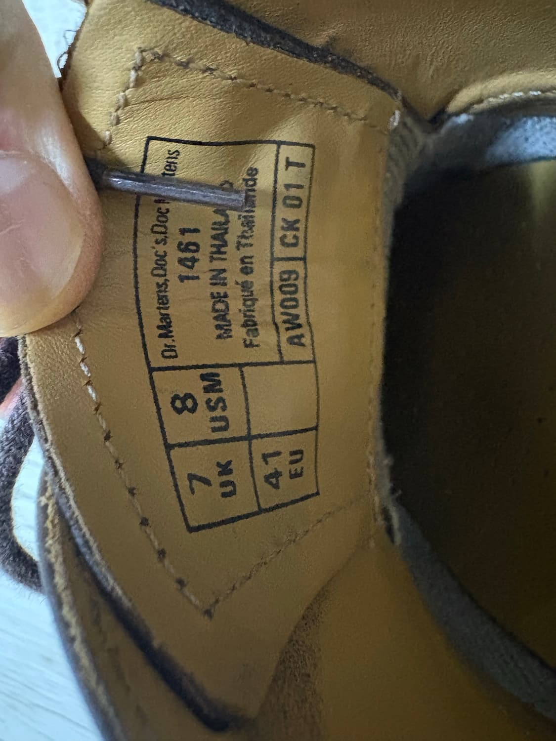 닥터마틴 1461 3홀 크레이지홀스 260 상품이미지7