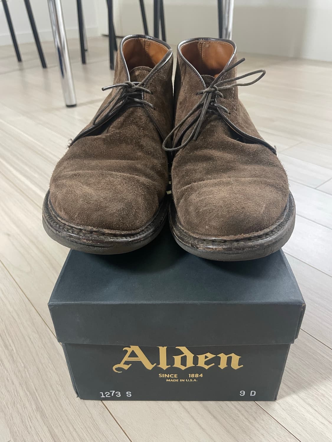 알든(Alden) 1273s 스웨이드 부츠(9D) 상품이미지2