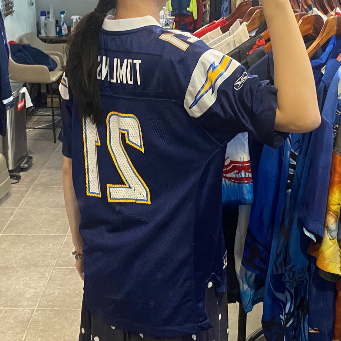 [NO.9] NFL 풋볼 져지 반팔티 네이비 상품이미지5