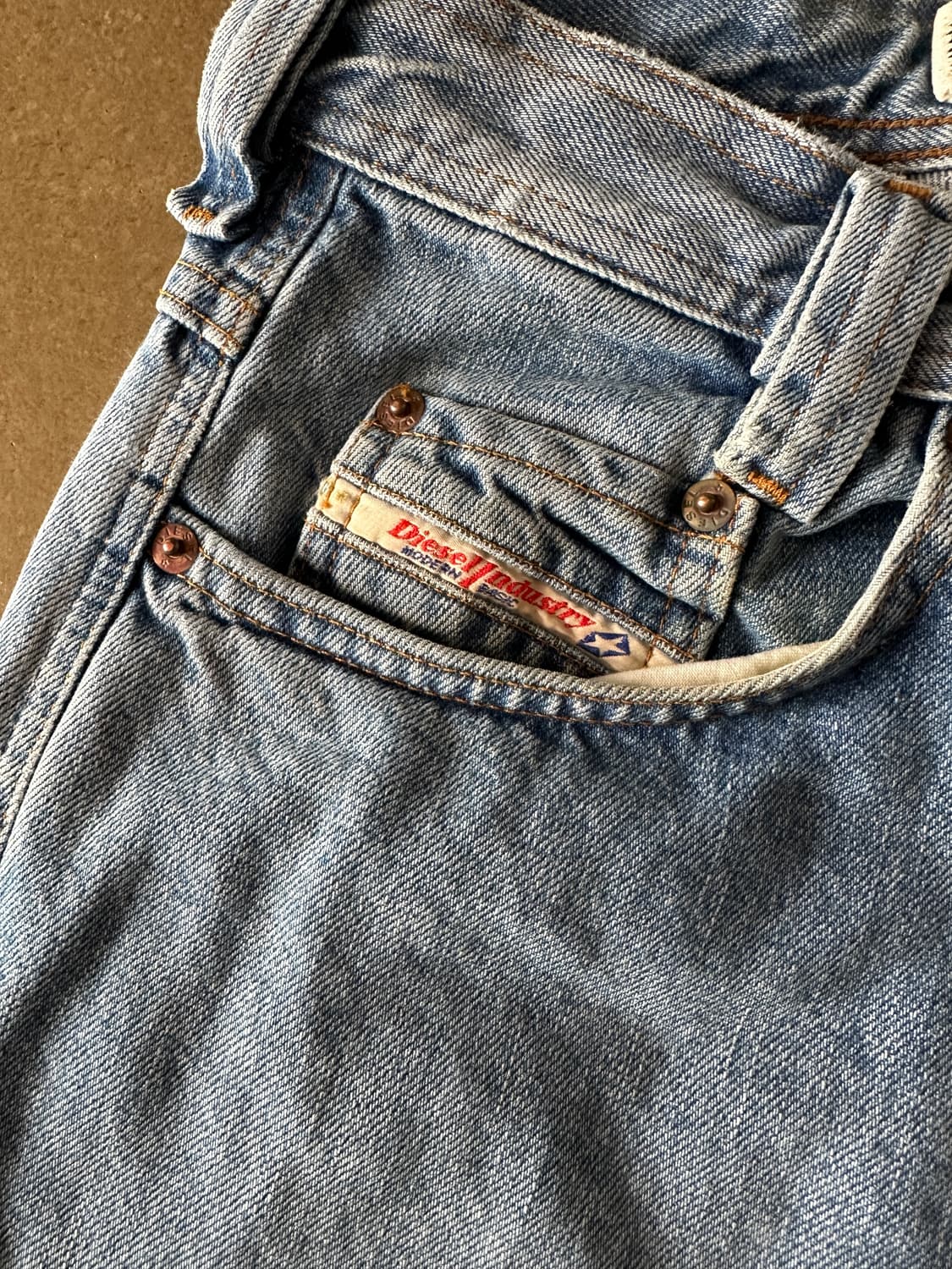 90s DIESEL BASIC JEANS Made in Italy 상품이미지3