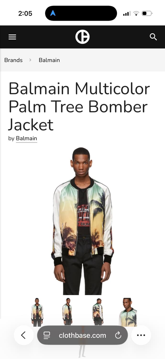 발망 팜트리 봄버자켓 46 상품이미지1