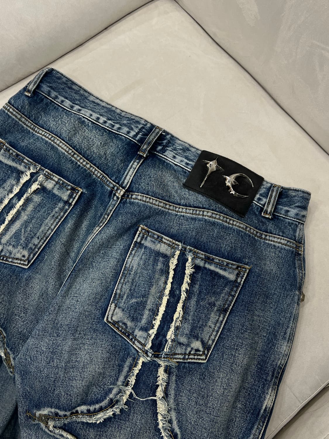 떠그클럽 Tribal denim pants 팔아요 상품이미지4