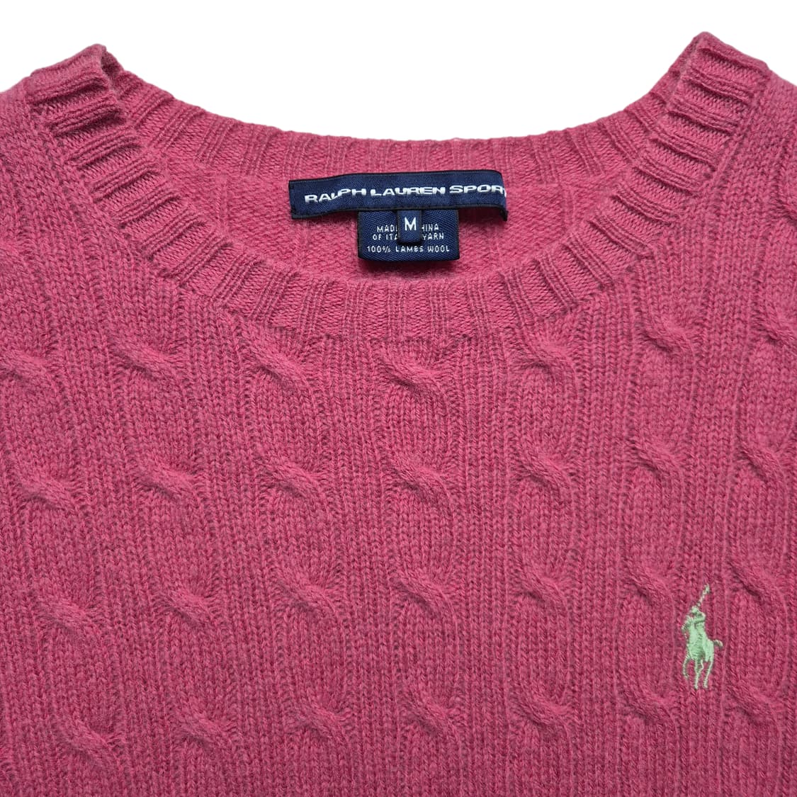 [M] 폴로 랄프로렌 램스울 케이블 니트 상품이미지6