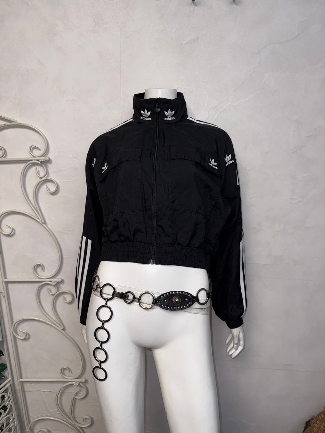 Adidas track top crop zipup jacket 상품이미지5