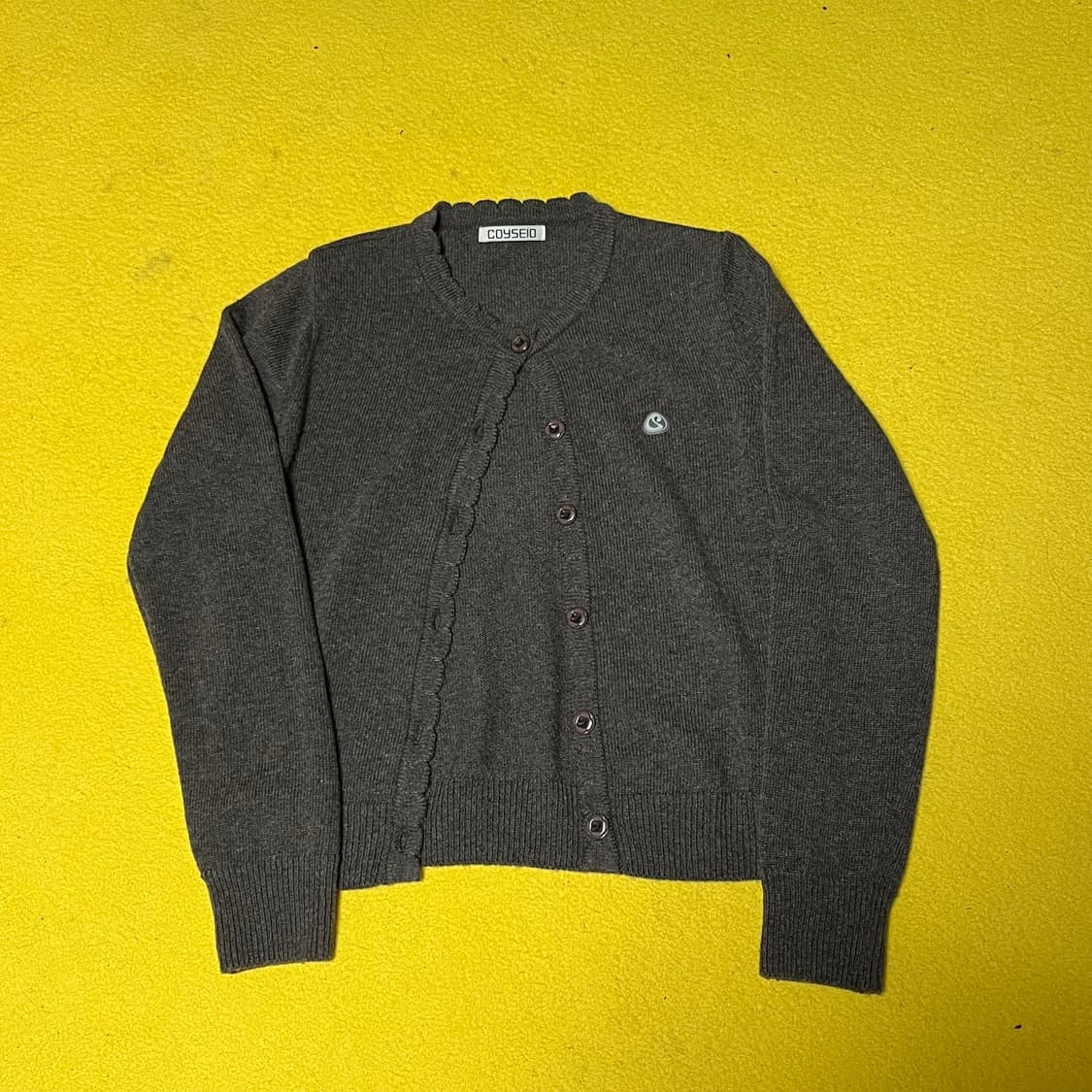 코이세이오 플라워 버튼 가디건 상품이미지2