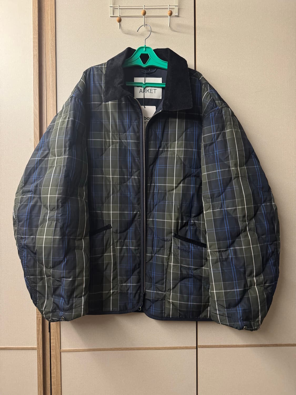 아르켓 x 바버 콜라보 퀼팅 자켓 상품이미지1