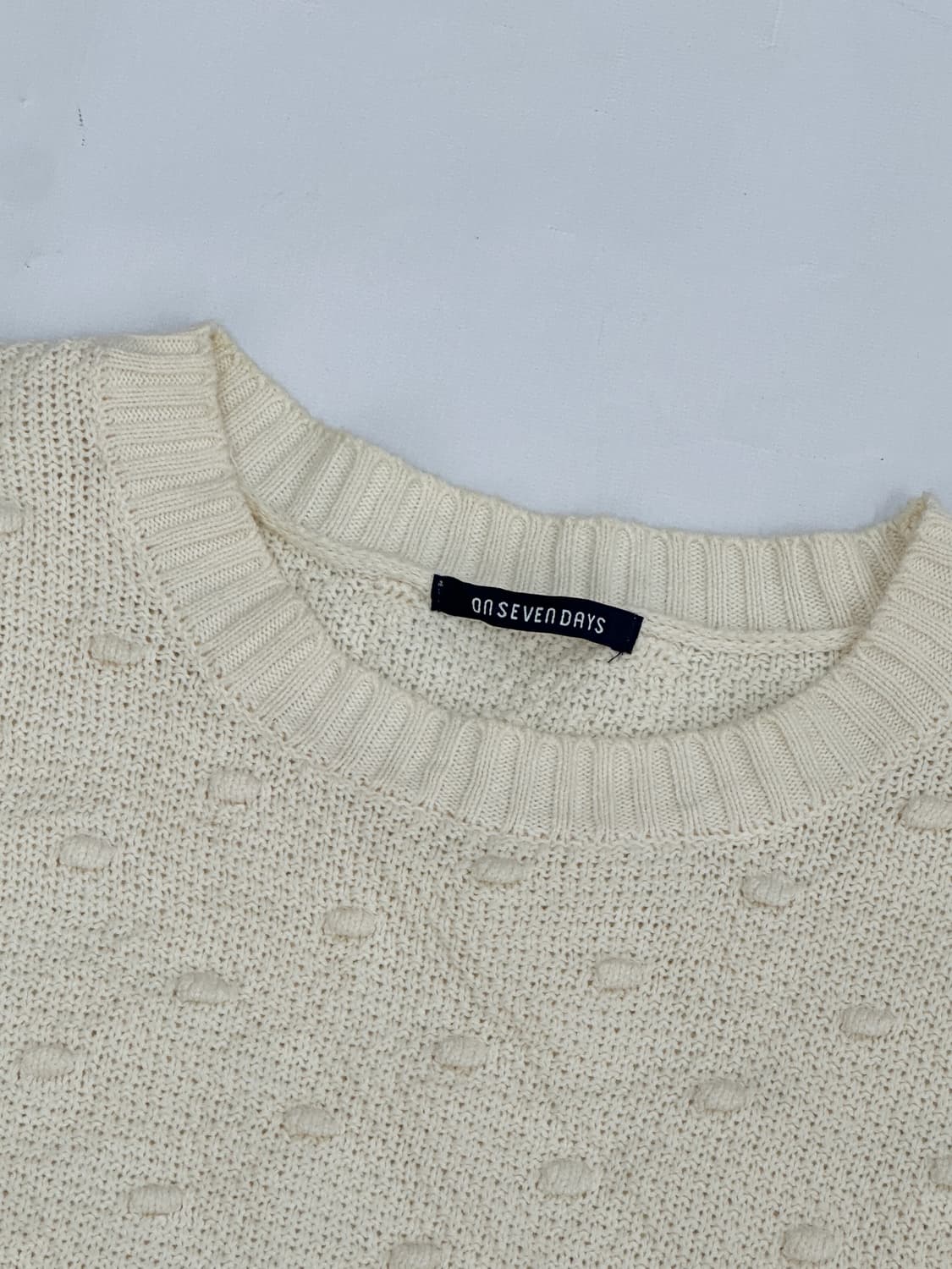 🫧하구미의 레이스 히메 니트 아이보리 코디세트🫧 히메갸루 레이어드 상품이미지5