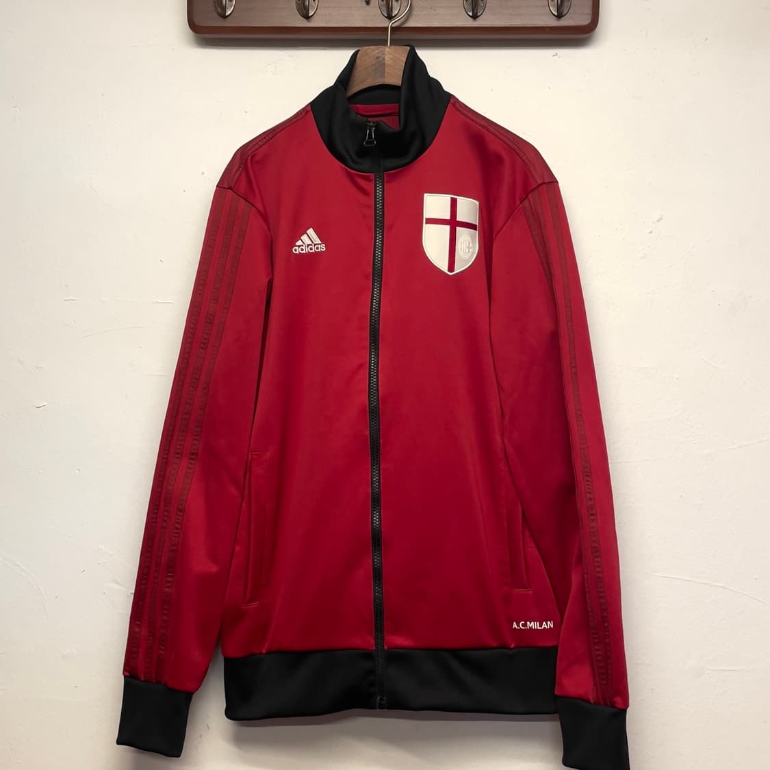 아디다스 AC밀란 레드 트랙탑 져지 자켓   상품이미지1