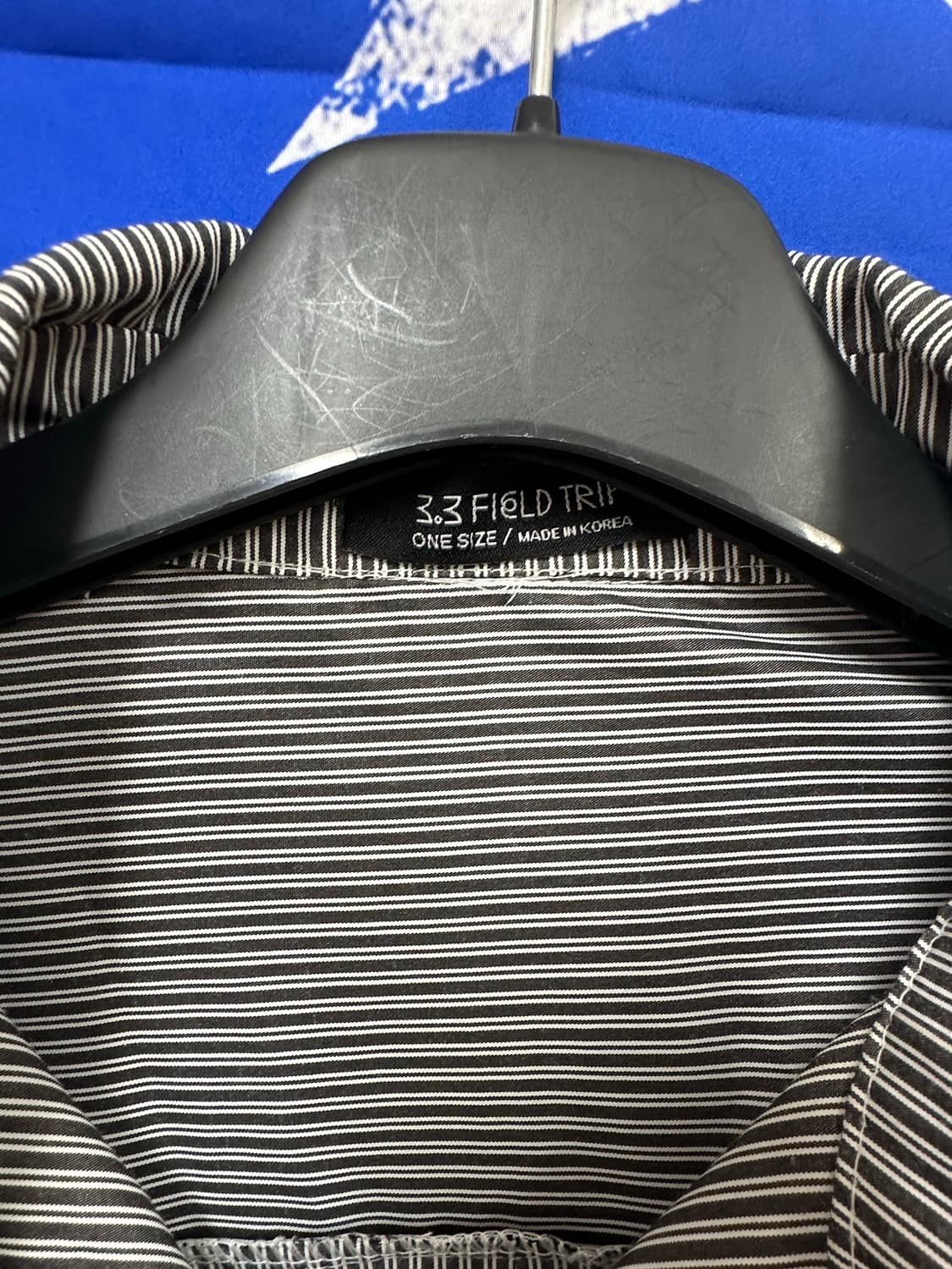 필드트립 빈티지 스트라이프 오버핏 벌룬셔츠 XL105 상품이미지4