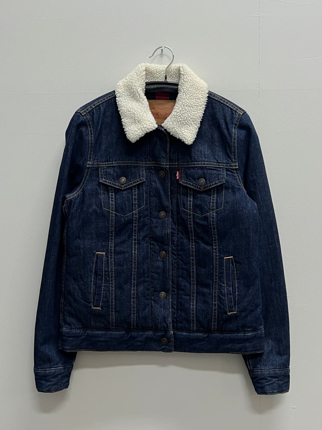 (XS) 리바이스 셰르파 트러커 구스다운 데님 자켓 상품이미지2