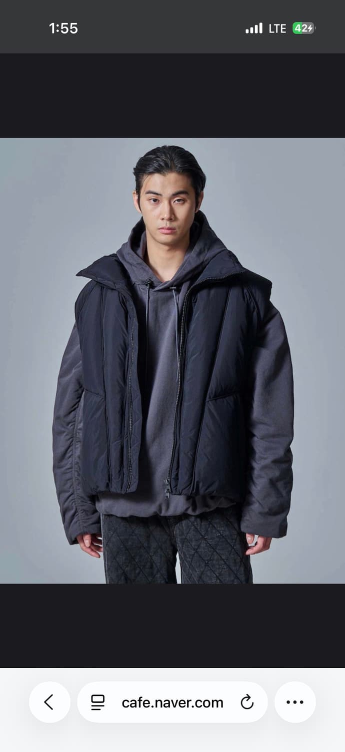 준지24fw 구스다운 패딩베스트 50 상품이미지1