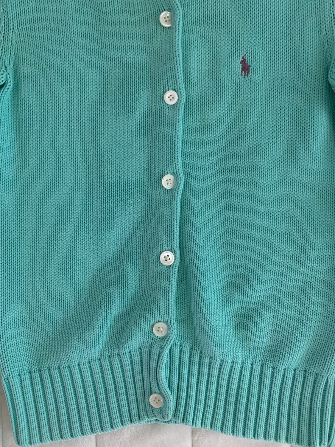 폴로랄프로렌 민트 니트 가디건 상품이미지4