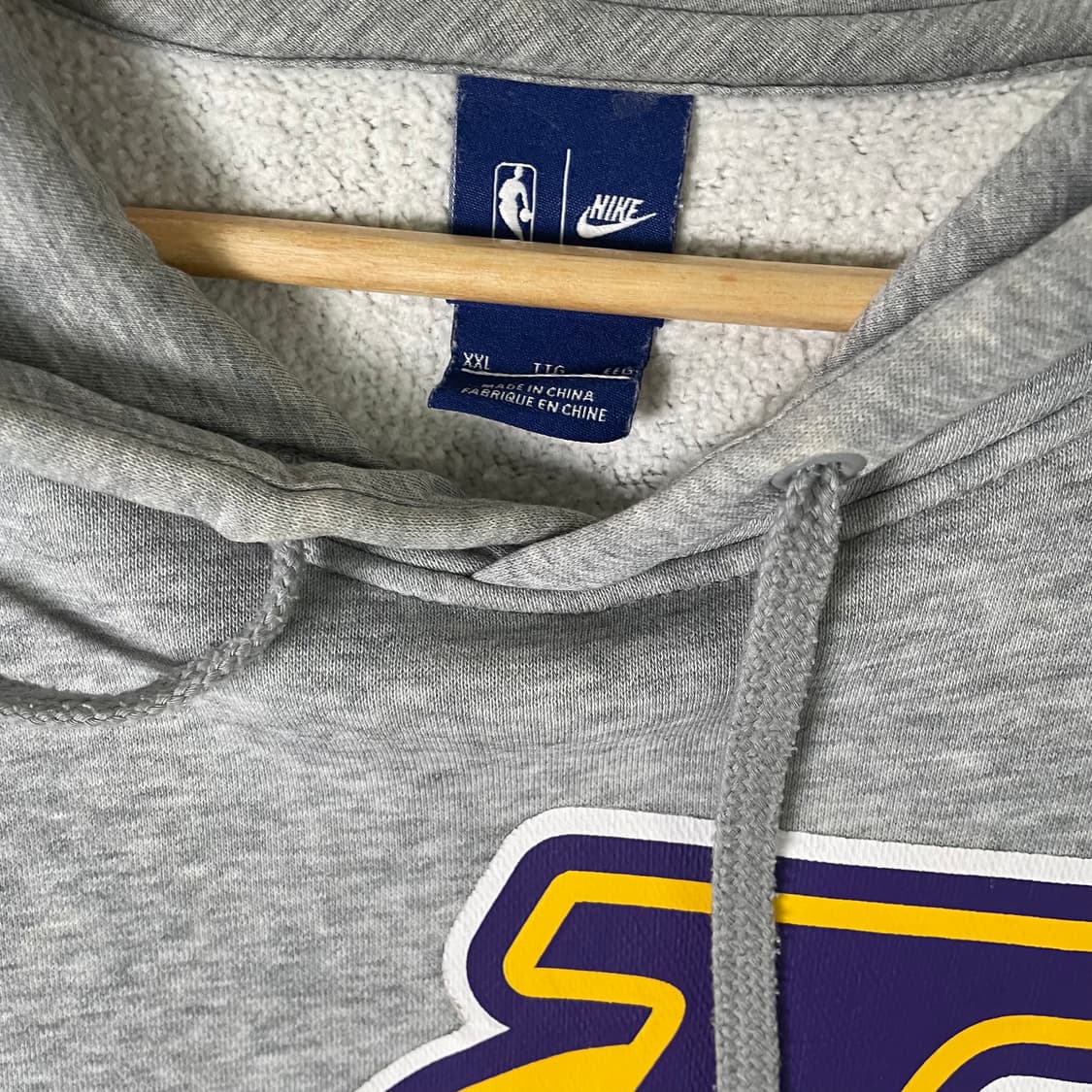 나이키 NBA LA 레이커스 후드티 그레이 2XL [051605] 상품이미지7