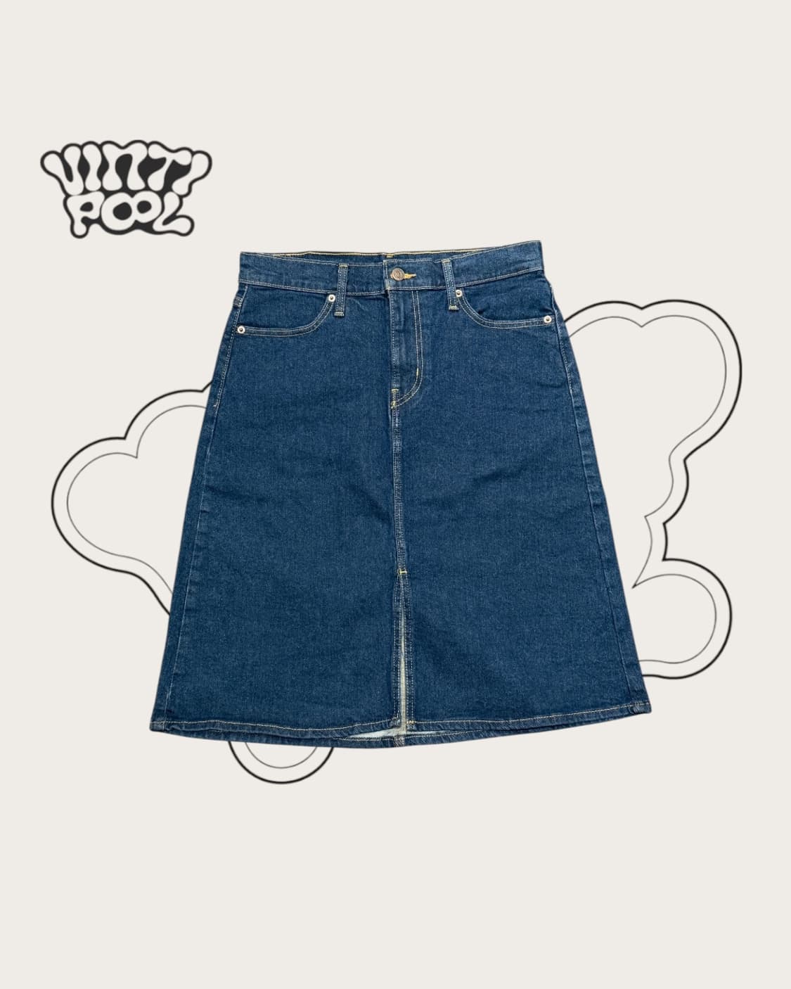 리바이스 데님 미디 스커트 27 상품이미지1
