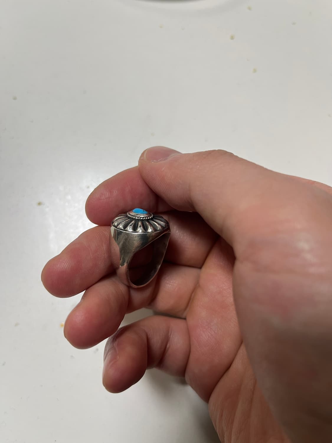 렌도 Turquoise Clam 반지 상품이미지3