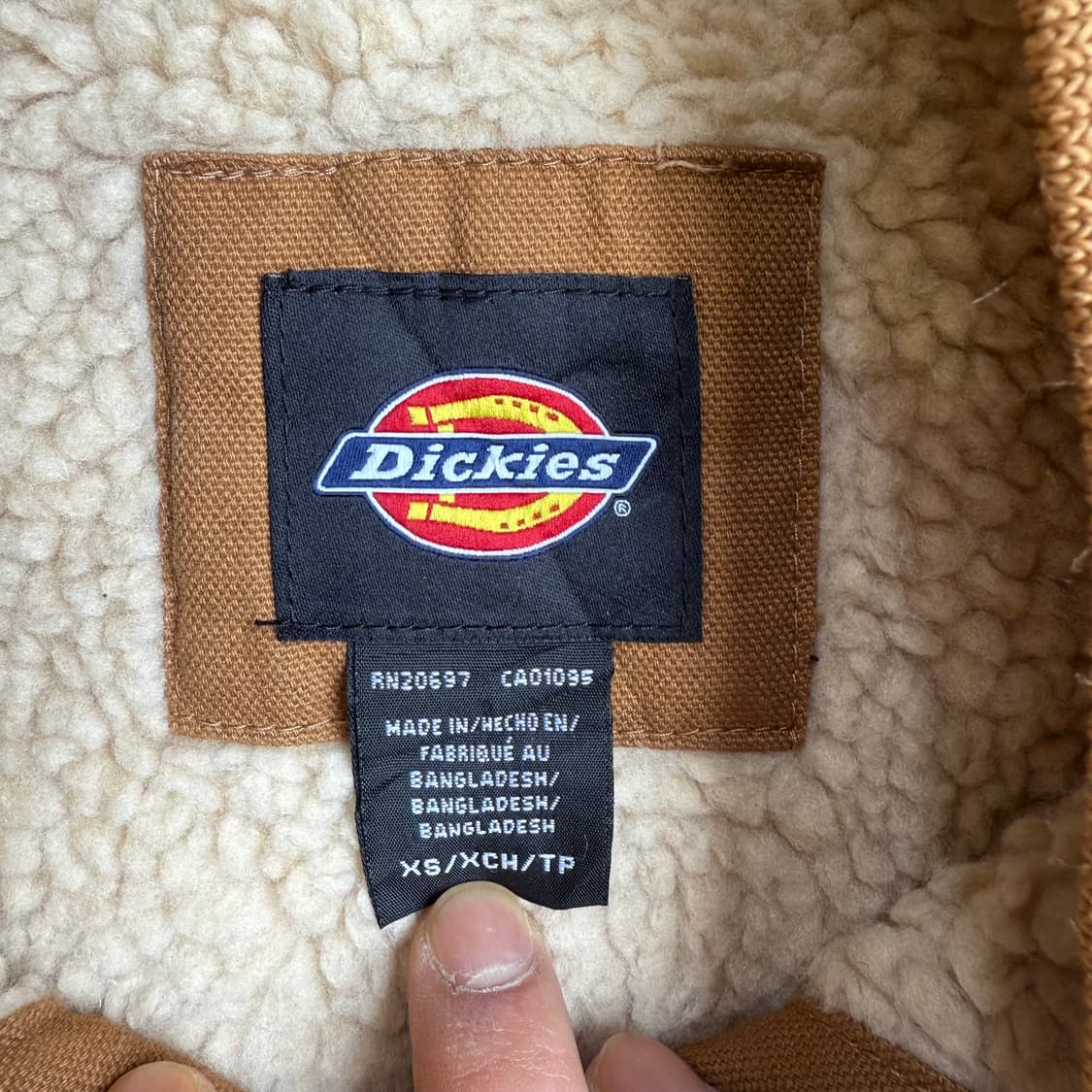 디키즈 양털 베스트 된장 상품이미지3