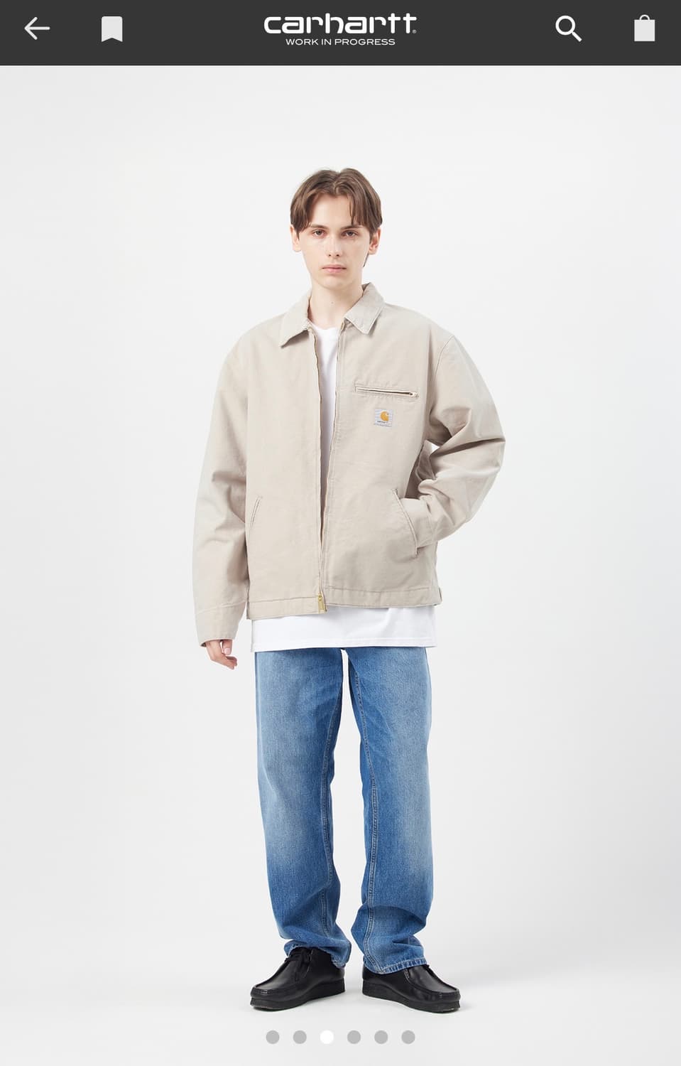 정품 칼하트wip 디트로이트 자켓(새상품,S) 상품이미지7