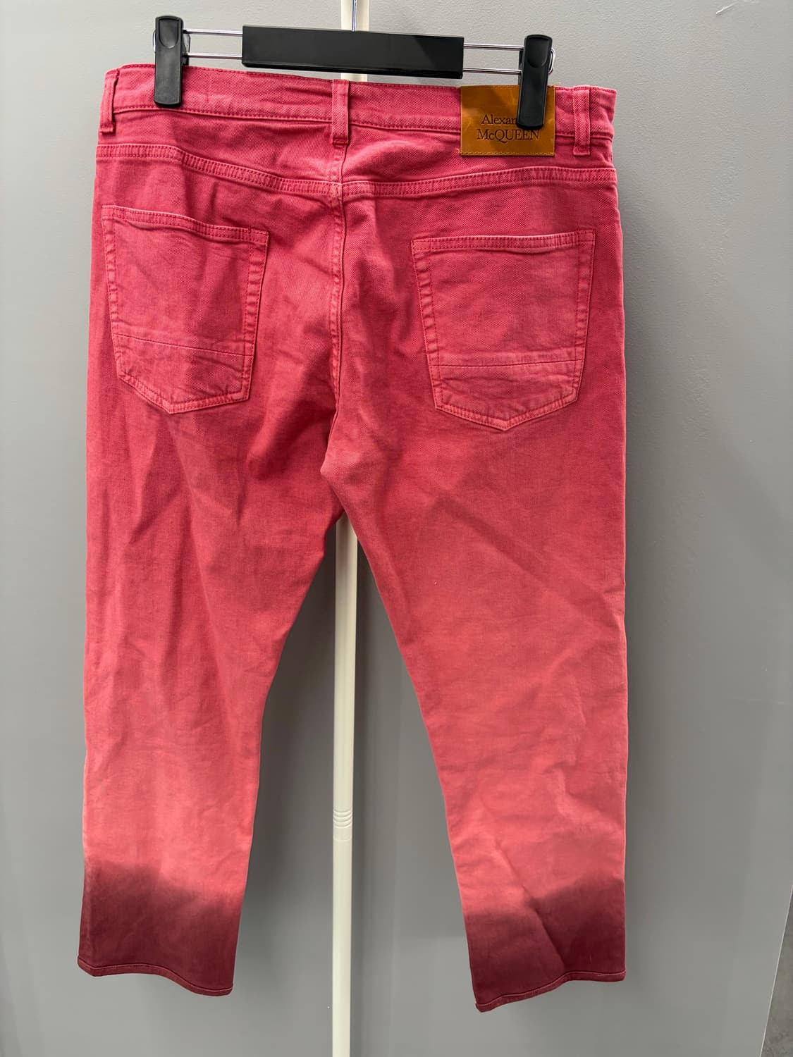 Alexander McQueen red ombre jean 48 상품이미지4