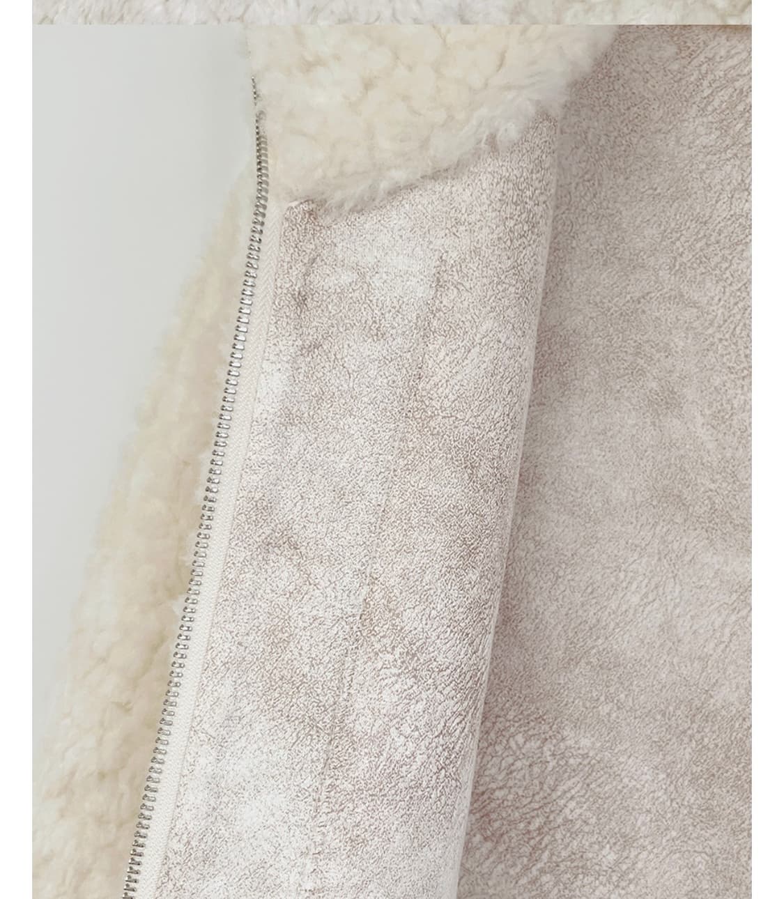 밀크코코아 핑크 무스탕 퍼자켓 상품이미지4